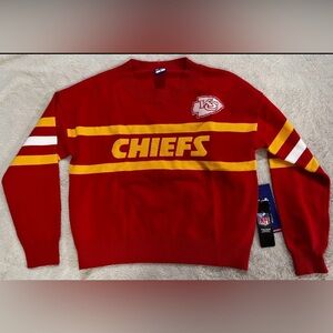 NFL Kansas City Chiefs Red and Yellow Sweater